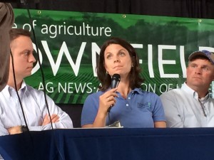 Carrie Vollmer-Sanders talked water quality and 4R Nutrient Stewardship with Brownfield Ag News during the 2014 Farm Science Review in London, Ohio.