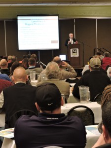 Farmer and agricultural retailers learn the latest in Lake Erie water quality research at the "4R Certification 4U" event held in Perrysburg, Ohio Dec. 12.