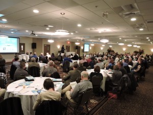 More than 150 growers, nutrient service providers, NGO employees, government-related representatives and others gathered in Fort Wayne to learn the latest about nutrient management practices and the 4R Nutrient Stewardship Certification Program during the Nutrient Stewardship Council's 4R Farming 4 Sustainability event on Feb. 12.